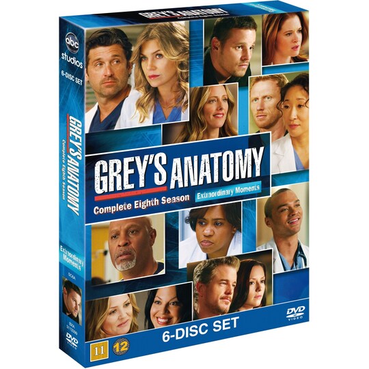 Greyn anatomia - Kausi 8 (DVD) - Gigantti verkkokauppa