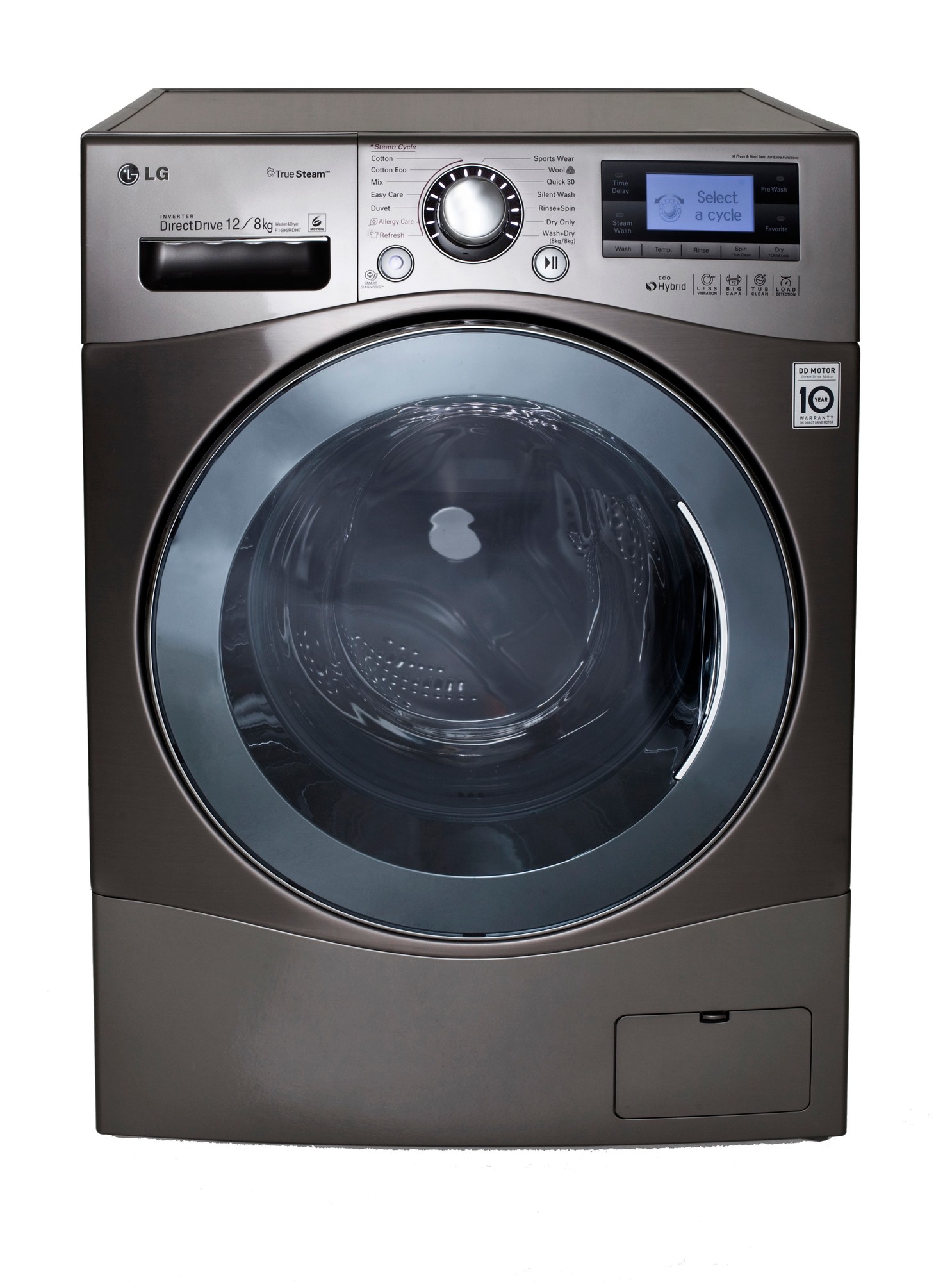 LG kuivaava pyykinpesukone F1695RDH7 - Gigantti verkkokauppa