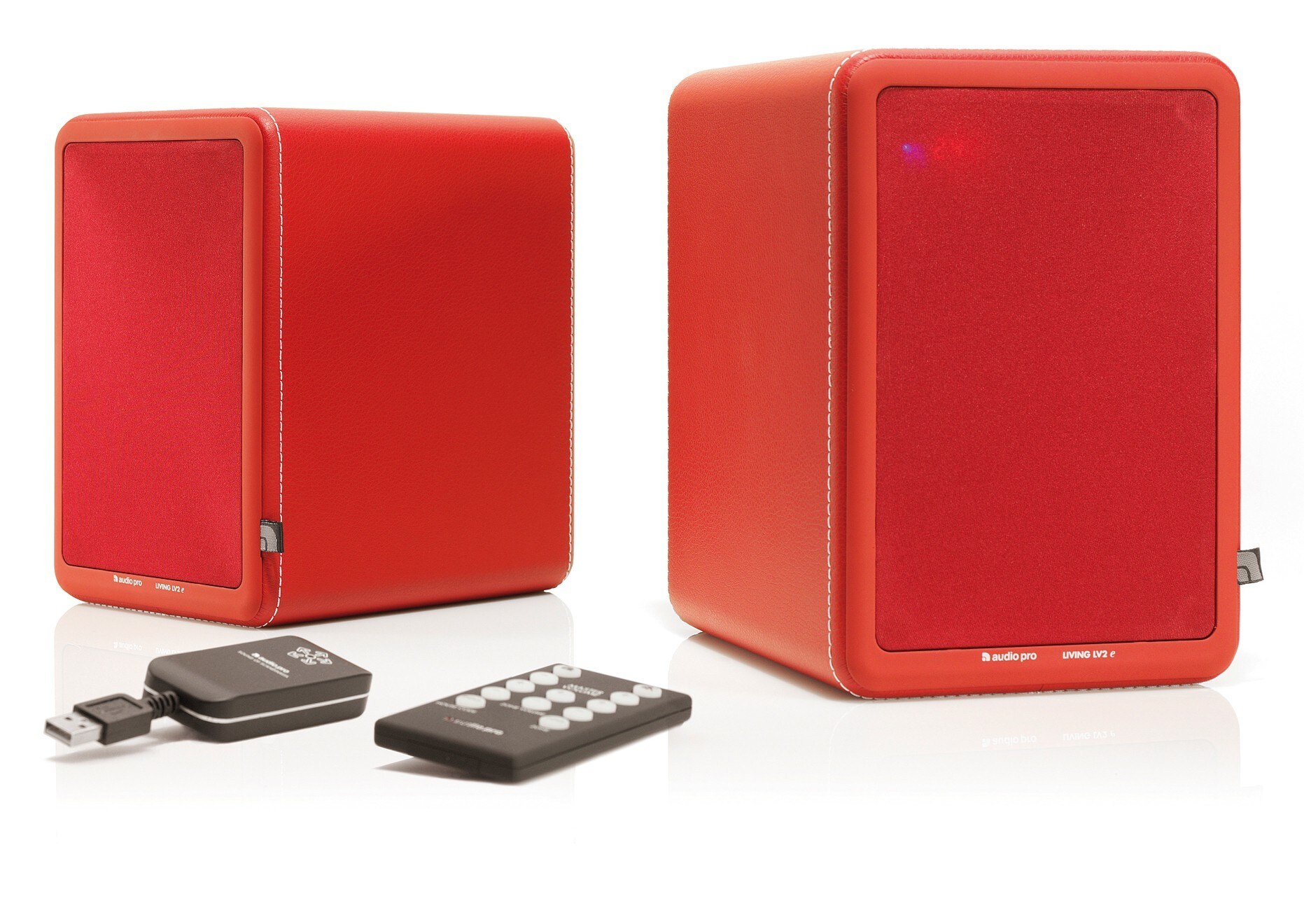 Audio Pro Living LV.2E langaton kaiutin (punainen) - Gigantti verkkokauppa