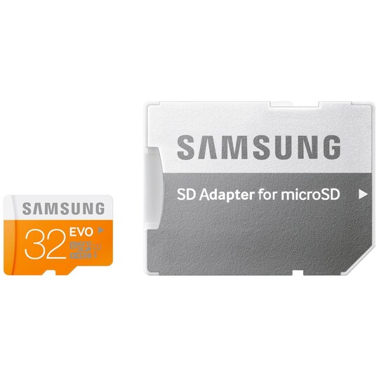 Samsung Micro SDHC EVO muistikortti 32 GB + adapteri - Gigantti verkkokauppa