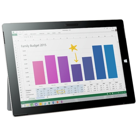 Surface 3 64 GB (Windows 10) - Gigantti verkkokauppa