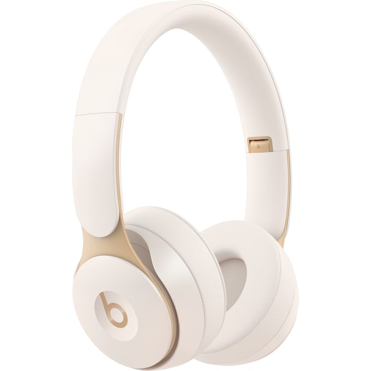 Beats Solo Pro langattomat on-ear kuulokkeet (Ivory) - Gigantti verkkokauppa