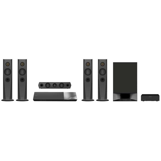 Sony 5.1 kotiteatteri 3D Blu-ray BDV-N7200W (musta) - Gigantti verkkokauppa