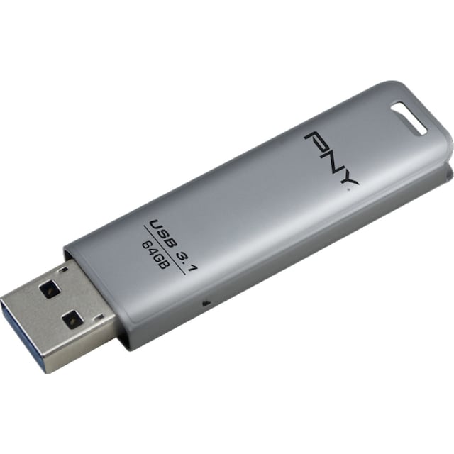 PNY Elite Steel USB 3.1 muistitikku 64 GB