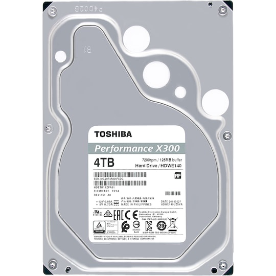 Toshiba X300 kovalevy (4 TB) - Gigantti verkkokauppa