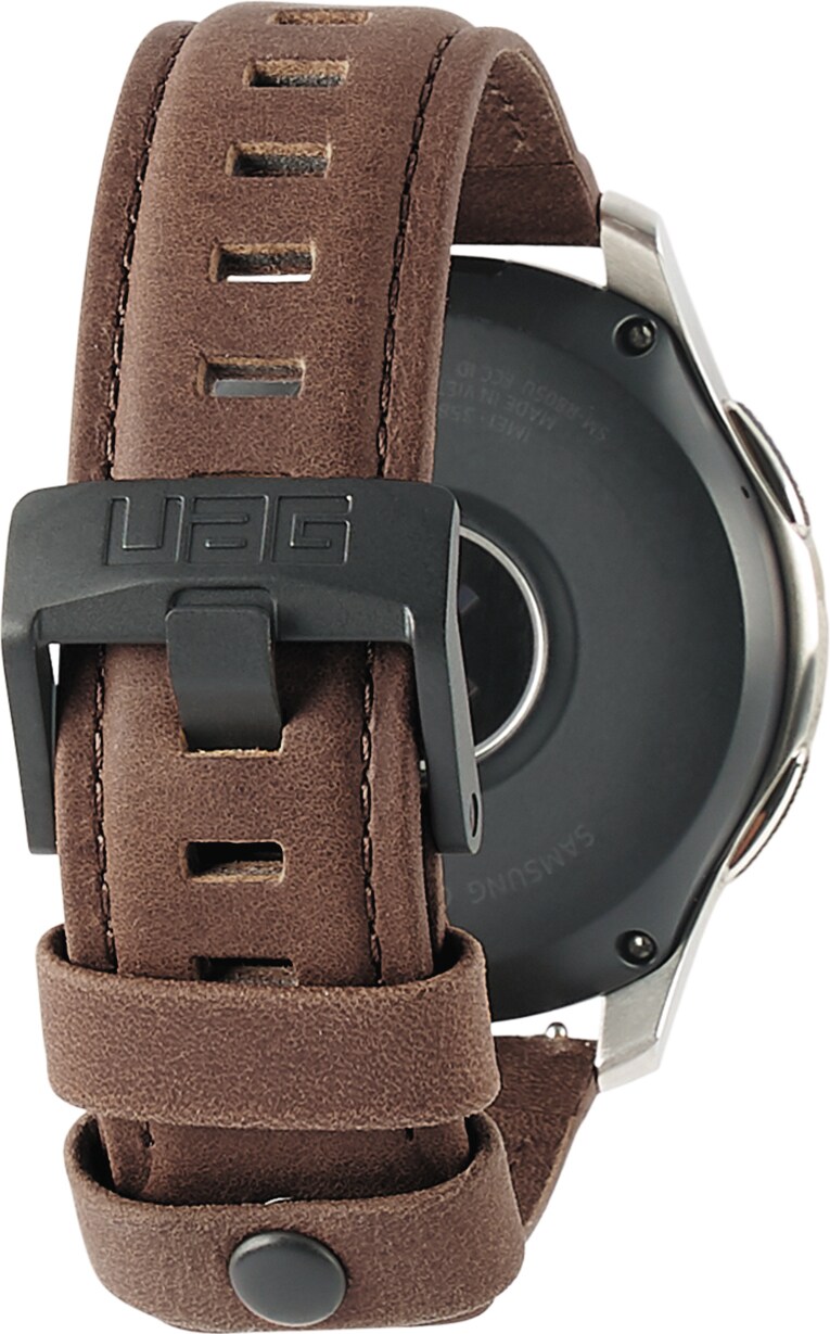 UAG Samsung Galaxy Watch 46 mm nahkaranneke (ruskea) - Tarvikkeet kellot ja  älylaitteet - Gigantti