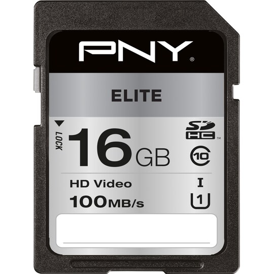 PNY Elite SDHC muistikortti (16 GB) - Gigantti verkkokauppa