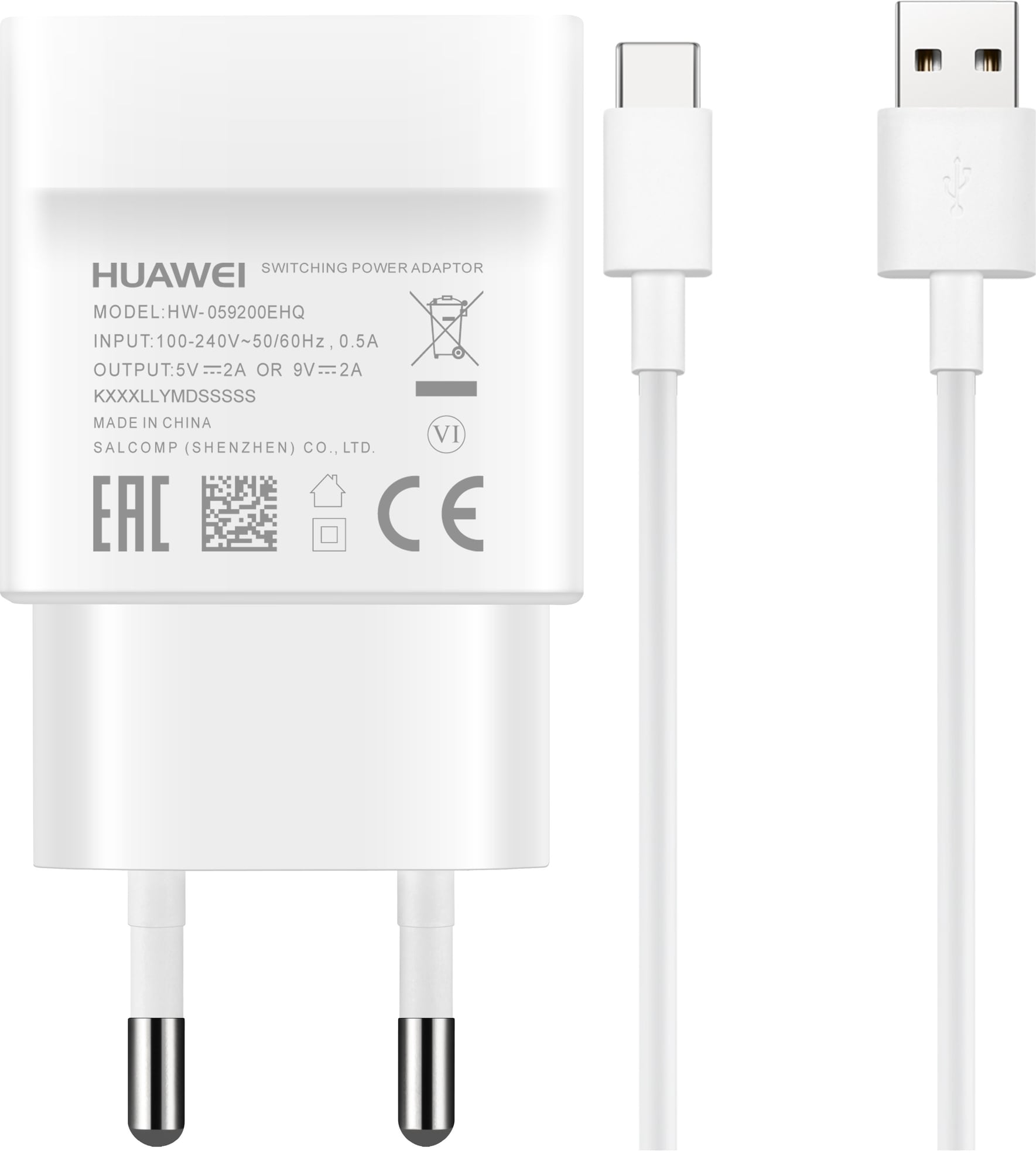 Huawei USB-C verkkovirtalaturi (valkoinen) - Gigantti verkkokauppa