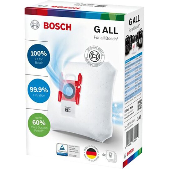 Bosch Type G ALL pölypussit BBZ41FGALL (Bosch/Siemens) - Gigantti  verkkokauppa