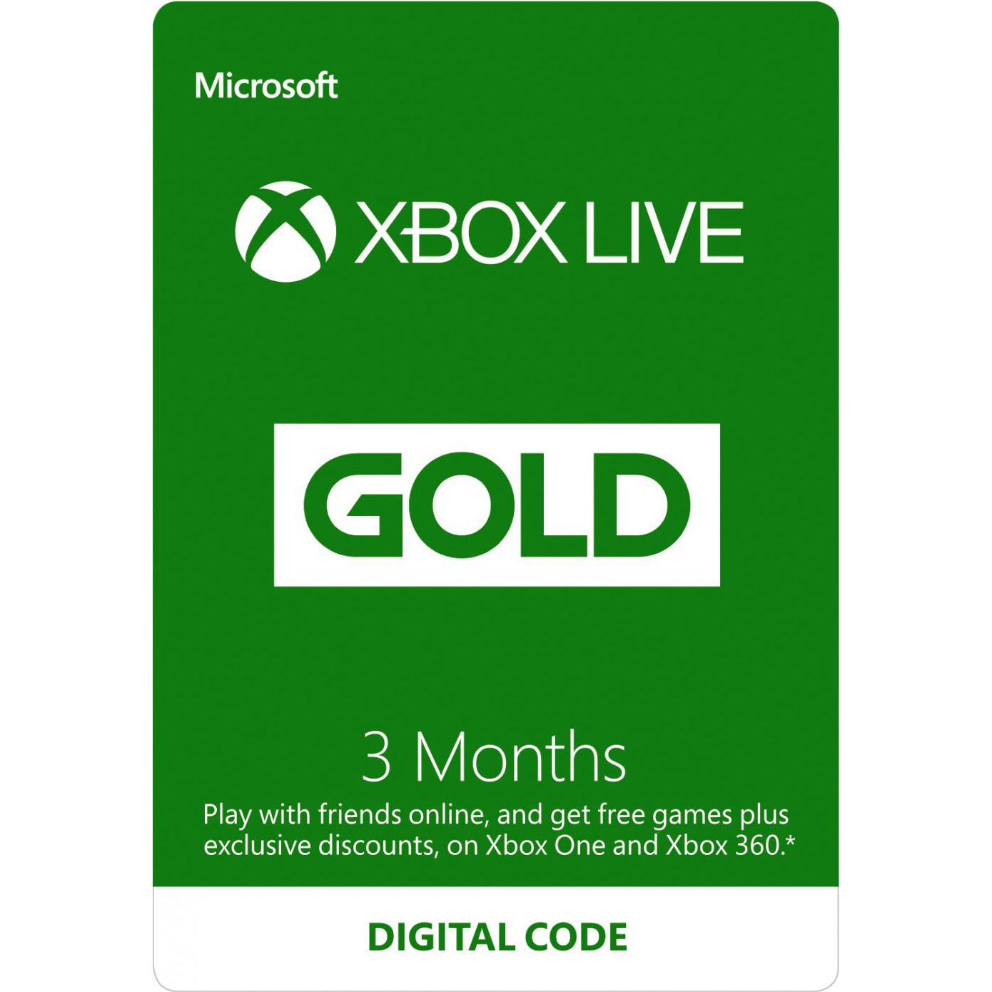Xbox Live Gold 3 kk jäsenyys (Download) - Gigantti verkkokauppa