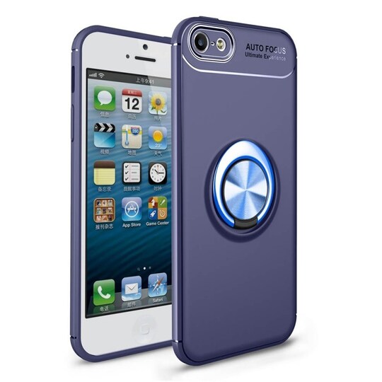 Slim Ring kotelo Apple iPhone 5, 5S, 5SE - Musta / Sininen - Gigantti  verkkokauppa