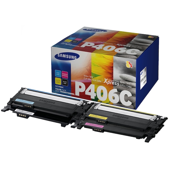 Samsung CLT-P406C/ELS värikasetti (4 värin monipakkaus) - Gigantti  verkkokauppa