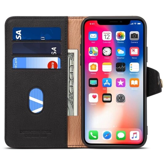 Denior Mobilplånbok läder 3-kort Apple iPhone XR (6.1") - ruskea - Gigantti  verkkokauppa