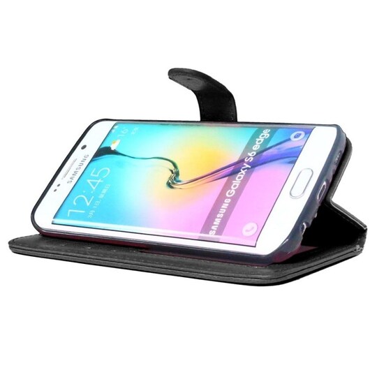 Lompakkokotelo 3-kortti Samsung Galaxy S6 Edge (SM-G925F) - musta -  Gigantti verkkokauppa