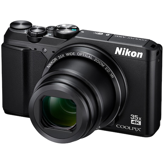 Nikon CoolPix A900 ultrazoom kamera (musta) - Gigantti verkkokauppa