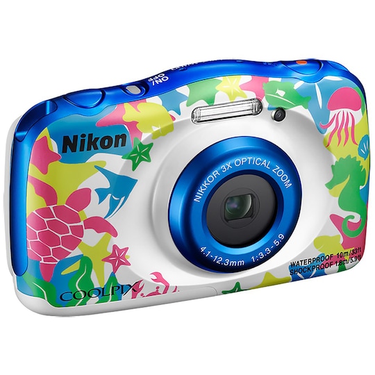 Nikon CoolPix W100 digikamera (merensininen) - Gigantti verkkokauppa