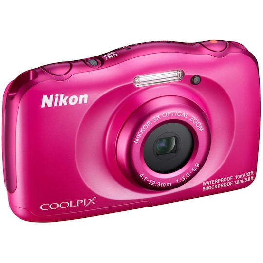 Nikon CoolPix W100 digikamera (pinkki) - Gigantti verkkokauppa
