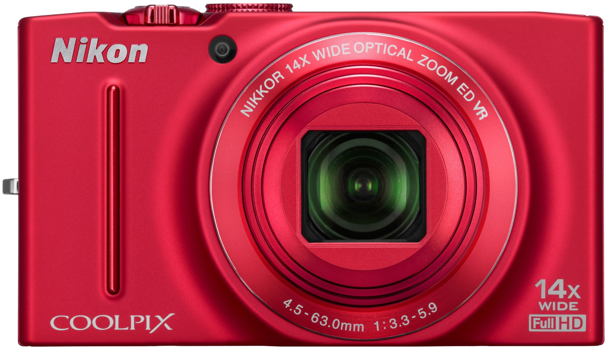Nikon CoolPix S8200 digikamera (punainen) - Gigantti verkkokauppa