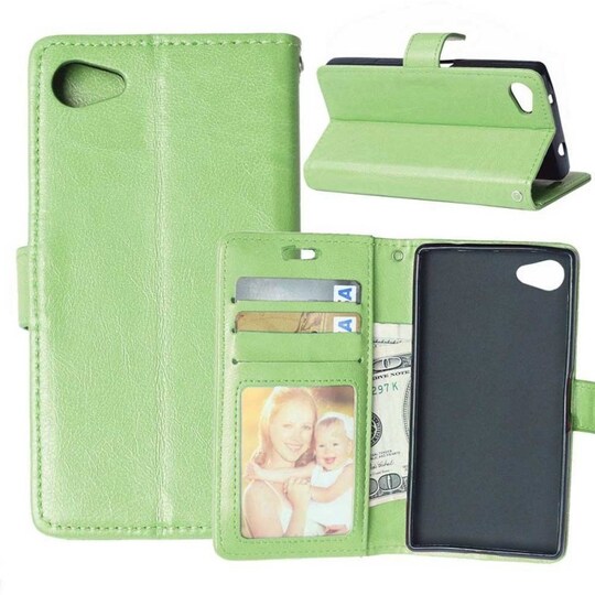 Lompakkokotelo 3-kortti Sony Xperia Z5 Compact (E5823) - vihreä - Gigantti  verkkokauppa