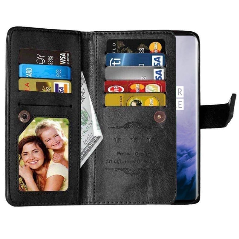 Lompakkotelo Flexi 9-kortti OnePlus 7 Pro - musta - Gigantti verkkokauppa
