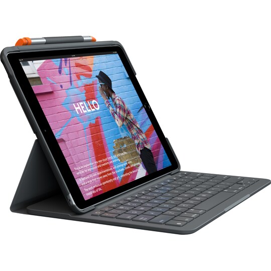 Logitech Slim Folio näppäimistökotelo 9. sukupolven iPad - Gigantti  verkkokauppa