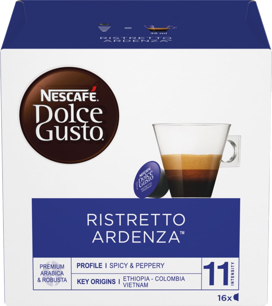 Nescafe Dolce Gusto Ristretto Ardenza kahvikapselit - Gigantti verkkokauppa