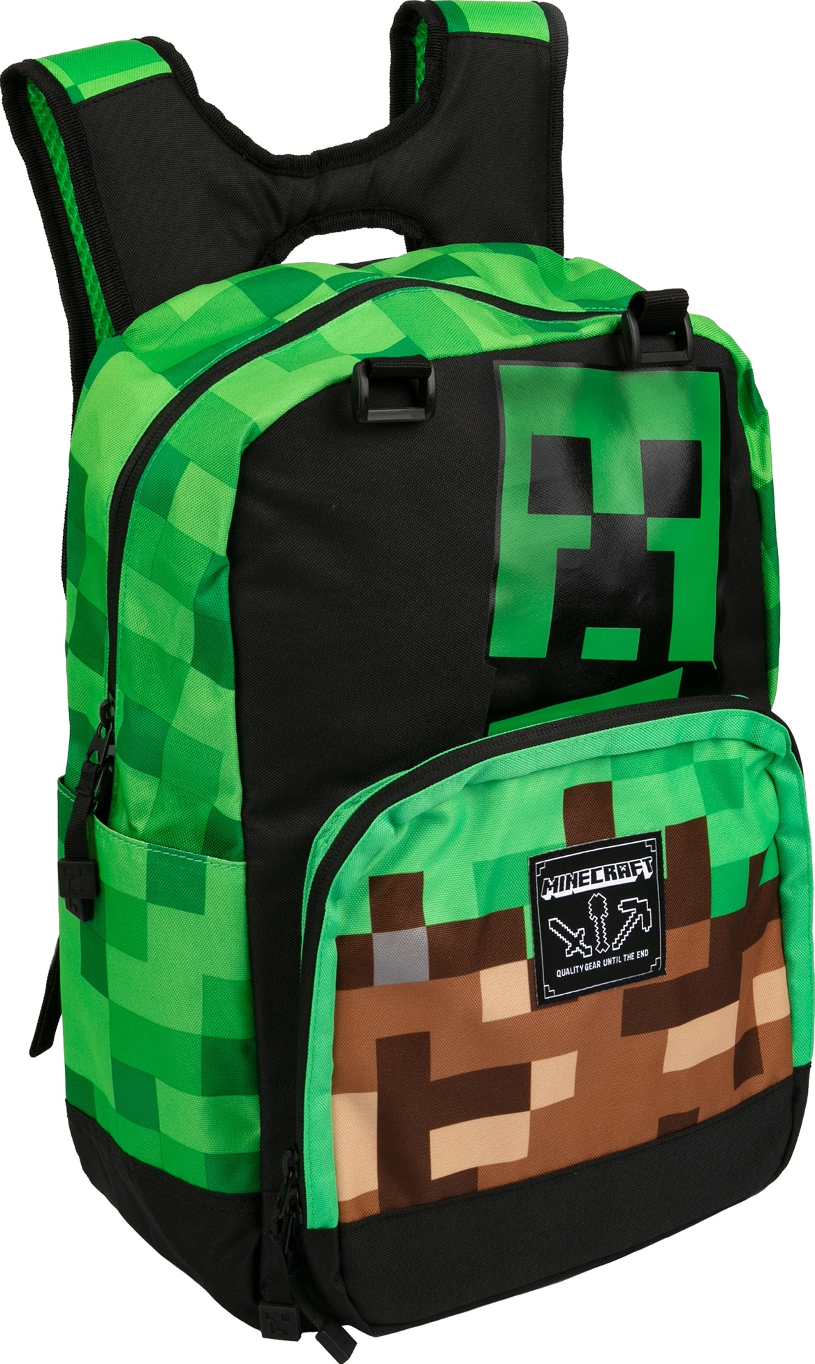 Minecraft Creepy Creeper reppu (vihreä) - Gigantti verkkokauppa