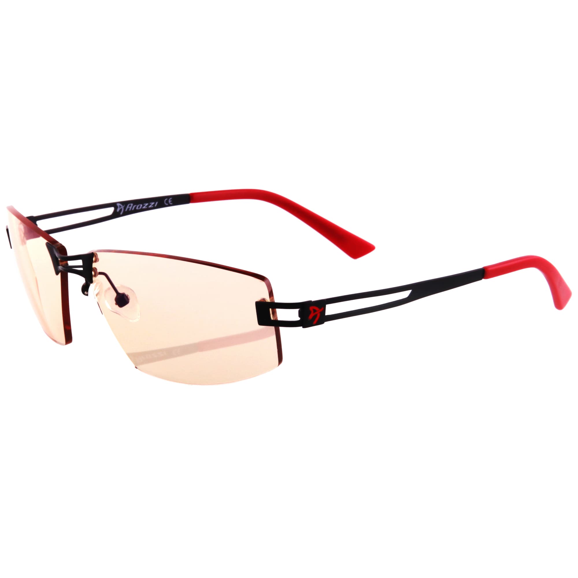 Arozzi Visione VX600 lasit (musta/punainen) - Gigantti verkkokauppa
