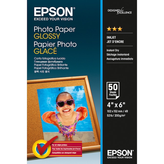 Epson C13S042547 10x15 cm kiiltävä valokuvapaperi