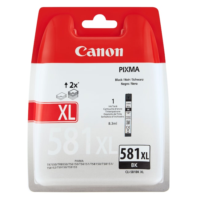 Canon CLI-581XL mustekasetti (musta)