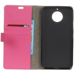 Lompakkokotelo 2-kortti Motorola Moto G5s (XT1794)  - pinkki