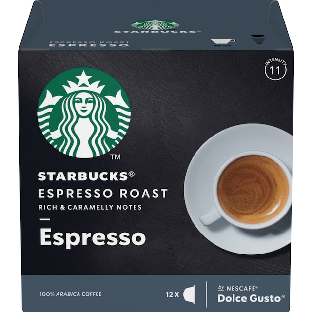 Nescafé Dolce Gusto kahvikapselit (Starbucks Espresso Roast)