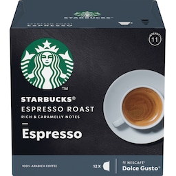 Starbucks Espresso Roast by NESCAFÉ Dolce Gusto kahvikapselit (12 kpl)