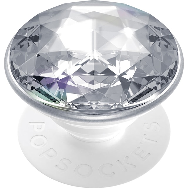 PopSockets Premium älypuhelimen pidike (Disco Crystal Silver)