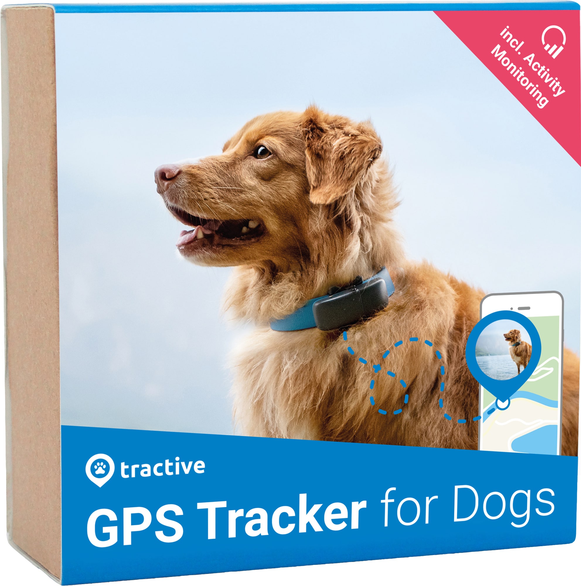 Tractive GPS koiran paikannin - Gigantti verkkokauppa