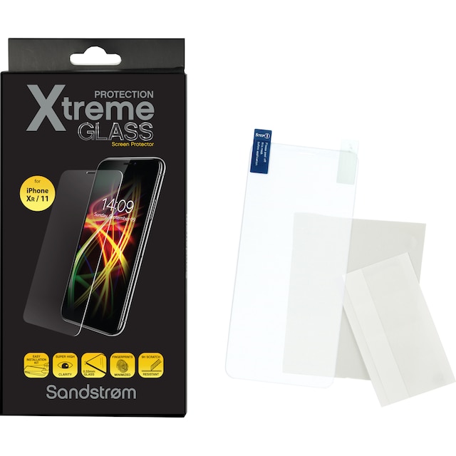 Sandstrøm Ultimate Xtreme iPhone XR/11 näytönsuoja