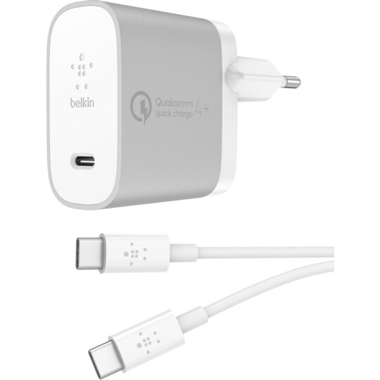 Belkin BOOST↑CHARGE USB-C laturi (valkoinen) - Gigantti verkkokauppa