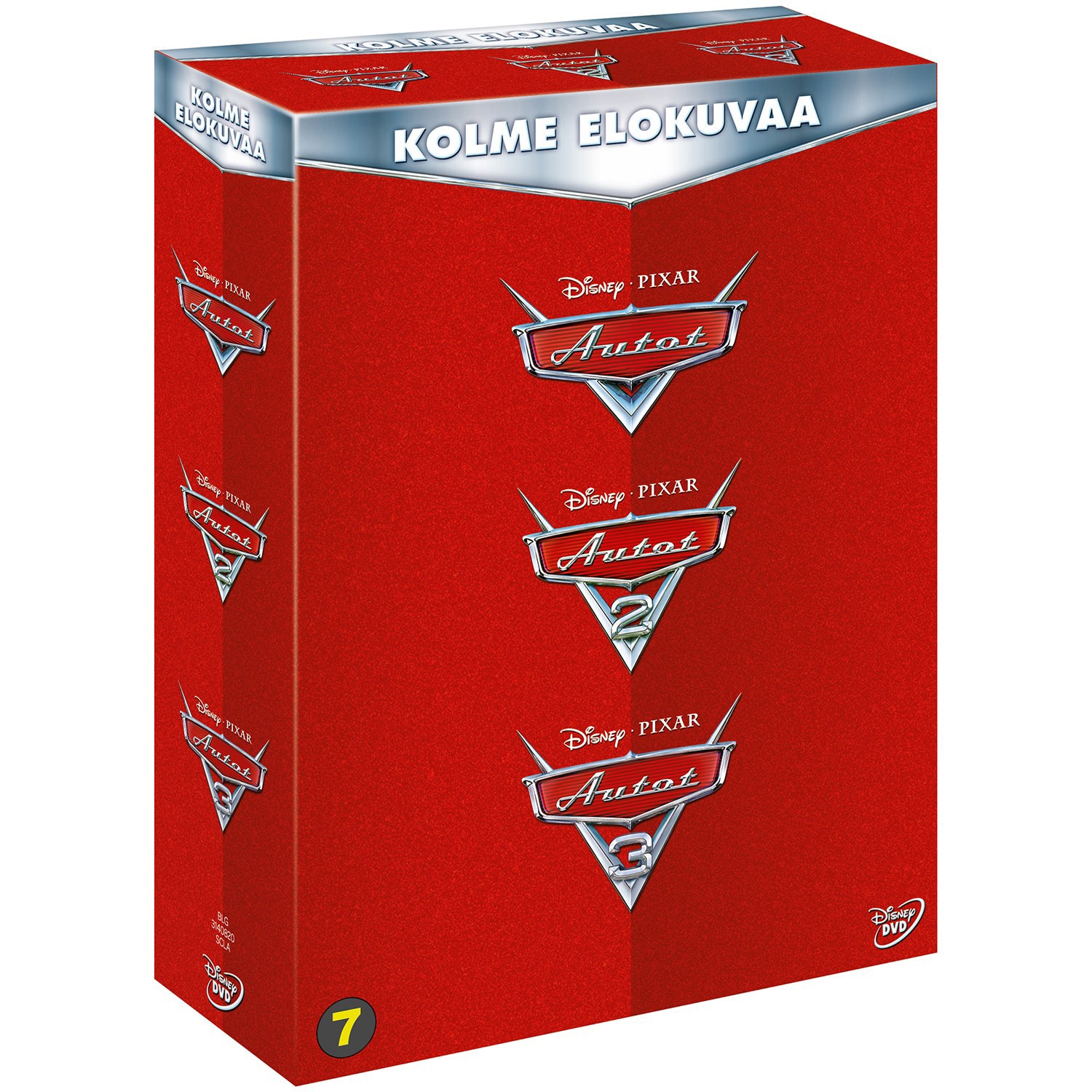 Autot 1 - 3 kokoelma (DVD) - Gigantti verkkokauppa