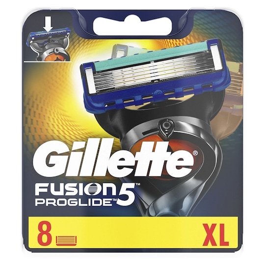 Gillette Fusion ProGlide Partahöylän Terät 8-pakkaus - Gigantti verkkokauppa
