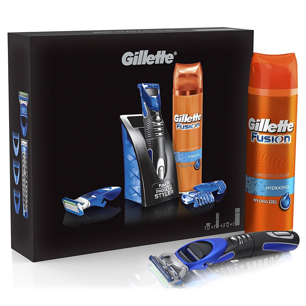 Gillette Fusion ProGlide Styler Box + Geeli 200ml - Gigantti verkkokauppa