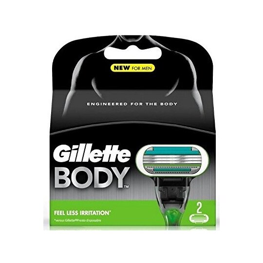 Gillette Body Partahöylän Terät 2-pakkaus - Gigantti verkkokauppa