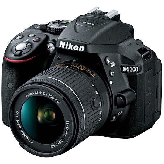 Nikon D5300 järjestelmäkamera, 18-55mm AF-P DX objek. - Gigantti  verkkokauppa