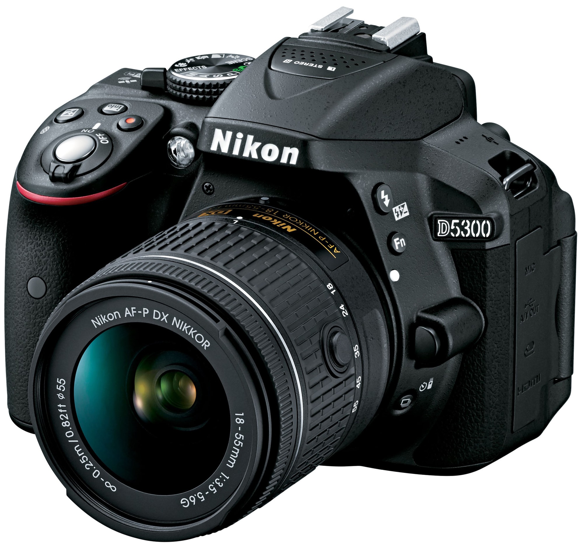 Nikon D5300 järjestelmäkamera, 18-55mm AF-P DX objek. - Gigantti  verkkokauppa