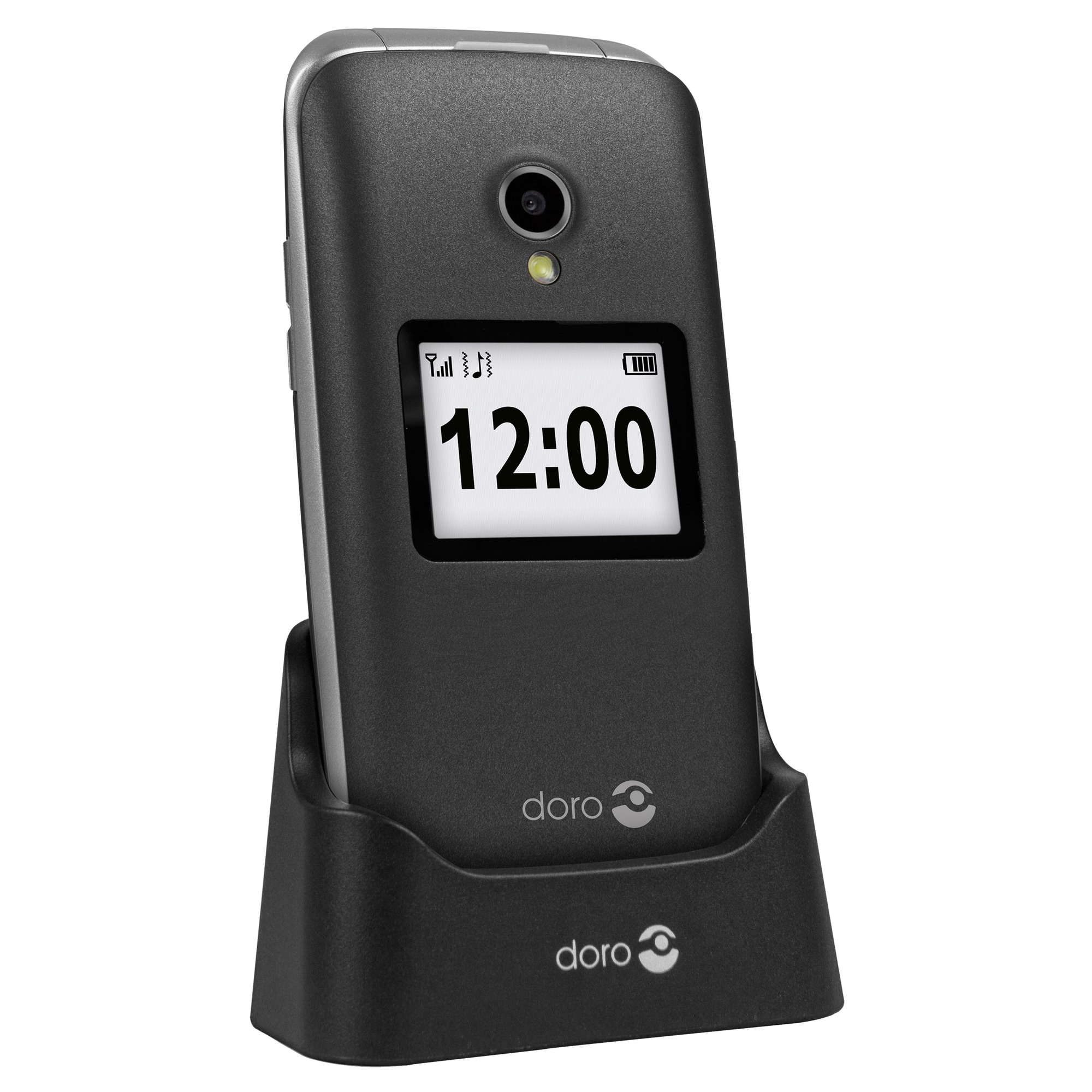 Doro 2424 matkapuhelin (harmaa) - Vain 2G - Gigantti verkkokauppa