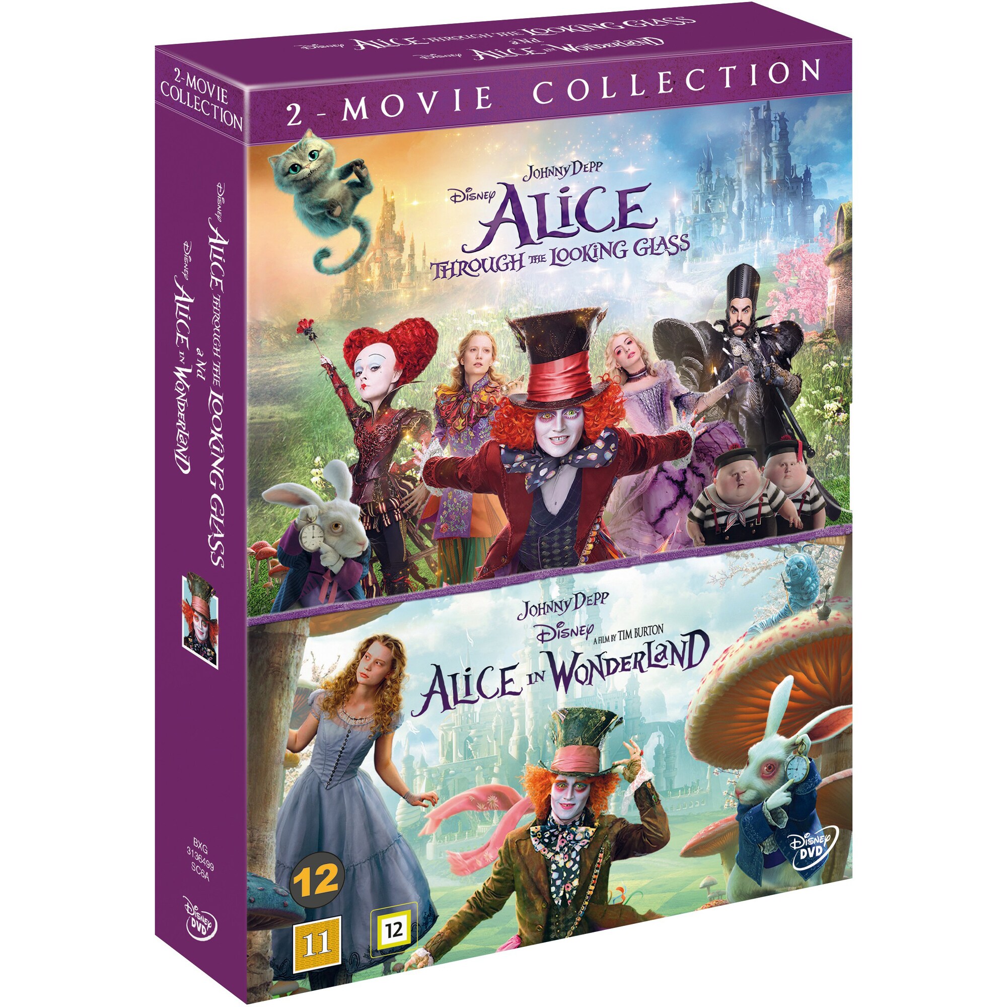 Alice in Wonderland - 2 elokuvan kokoelma (DVD) - Gigantti verkkokauppa