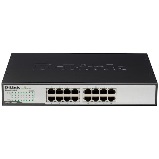 D-Link DGS-1016D 16-portin Gigabit Ethernet kytkin - Gigantti verkkokauppa