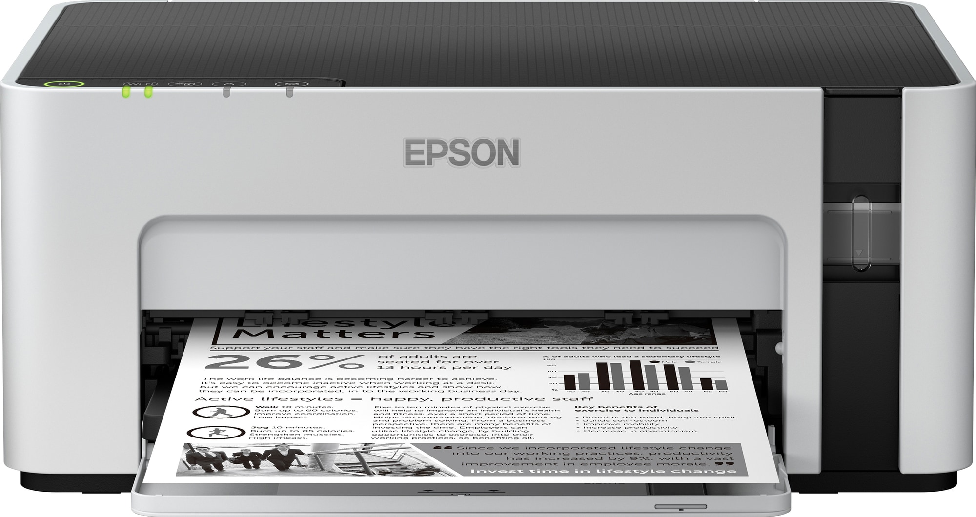 Epson EcoTank ET-M1120 mustesuihkutulostin - Gigantti verkkokauppa