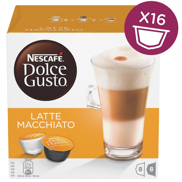 Nescafe Dolce Gusto Latte Macchiato kahvikapselit