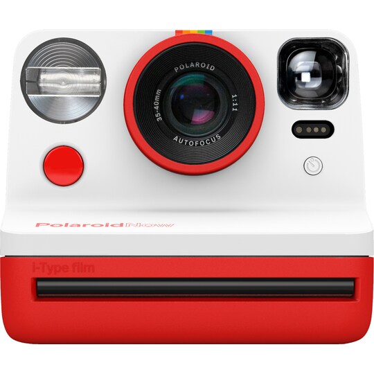 Polaroid Now analoginen kamera (punainen) - Gigantti verkkokauppa