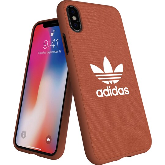 Adidas Canvas iPhone X/Xs suojakuori (oranssi) - Gigantti verkkokauppa